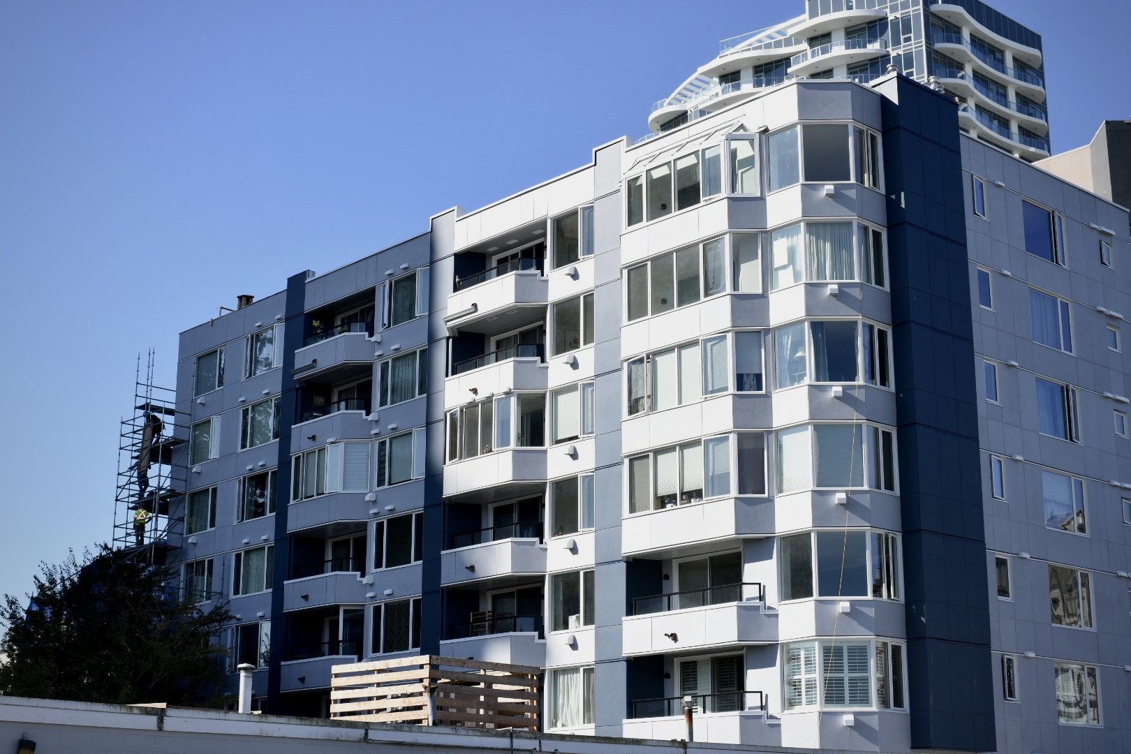 Pacific Terrace complete upgrade with curtain wall and storefront systems